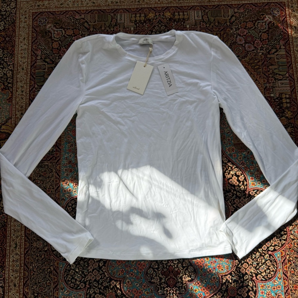 Aritzia White Long Sleeve